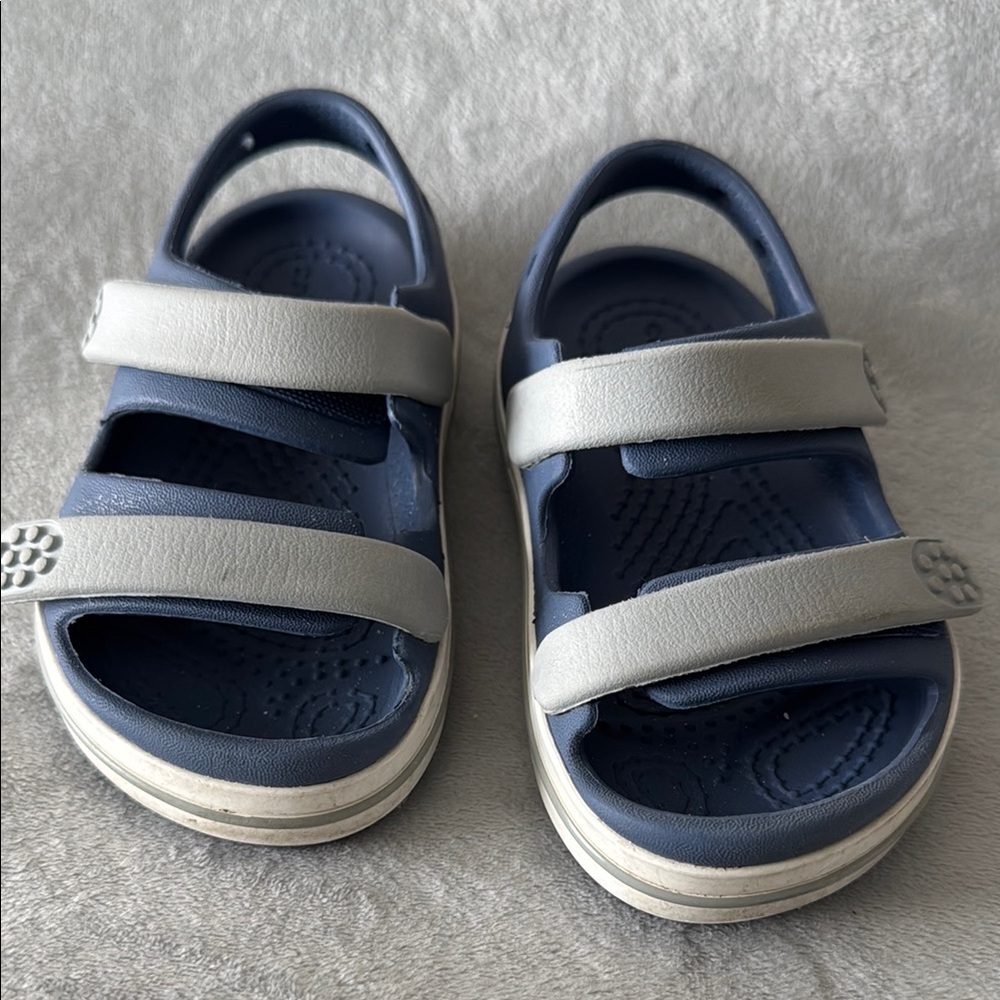 Kids Blue and Gray Sandals